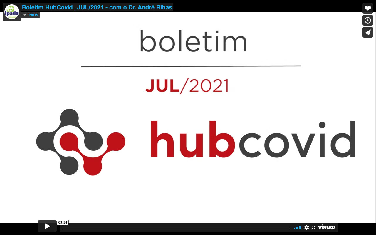 Boletim HubCovid | JUL/2021